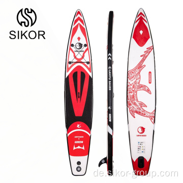 Neues Design Chinese Factory Drop Shipping 10.6 &#39;Stand Board Custom Sup aufblasbare Paddel -Board -Set